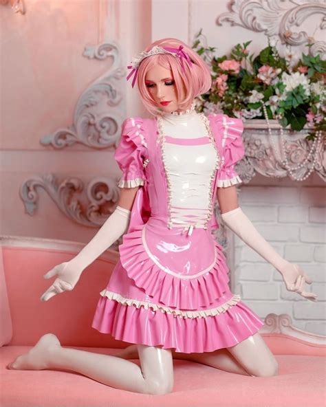 prissy sissy dwt seid über 20jahren dwt 51 180 70kg sissy dress maid dress pink dress