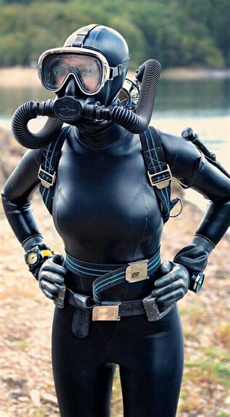rubber diving suit