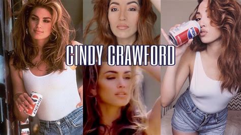 Cindy Crawford Pepsi Ad Inspired Makeup And Hair 1992 Youtube