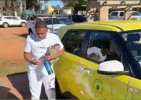 Watch Andile Jali Teased For Driving Mamelodi Sundowns Car