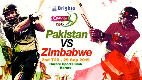 Pakistan Vs Zimbabwe Watch 2nd T20 Match On 29th Sep 2015