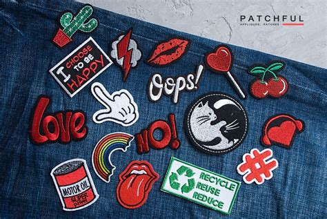 Red Tongue Patch 72mm Music Patch Rock Band Logo Emblem Etsy Uk