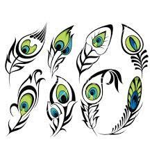 Download Image result for simple peacock feather vector | Peacock ...