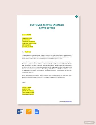 Free 50 Sample Service Letter Templates In Pdf Ms Word