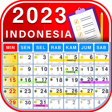 Kalender Indonesia 2023 For Pc Mac Windows 111087 Free