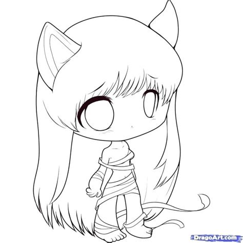 Neko Coloring Pages At Free Printable Colorings
