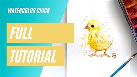 Easy Animal Painting Tutorials How To Paint A Chick Youtube