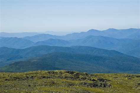 The Rare 100 Mile View From The Summit Of Mount Washington Nh