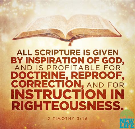 All Scripture Is God Breathed And Is Useful For Teaching Rebuking
