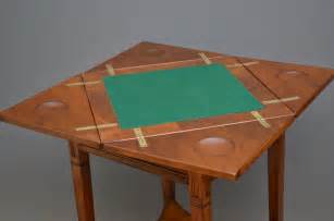 Excellent quality small georgian mahogany fold over games or card table c.1780. Small Victorian Games Table - Walnut Card Table - Antiques Atlas