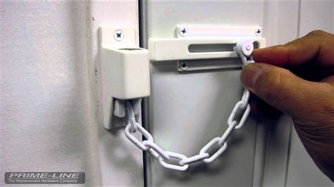 Keyed Chain Door Lock Youtube