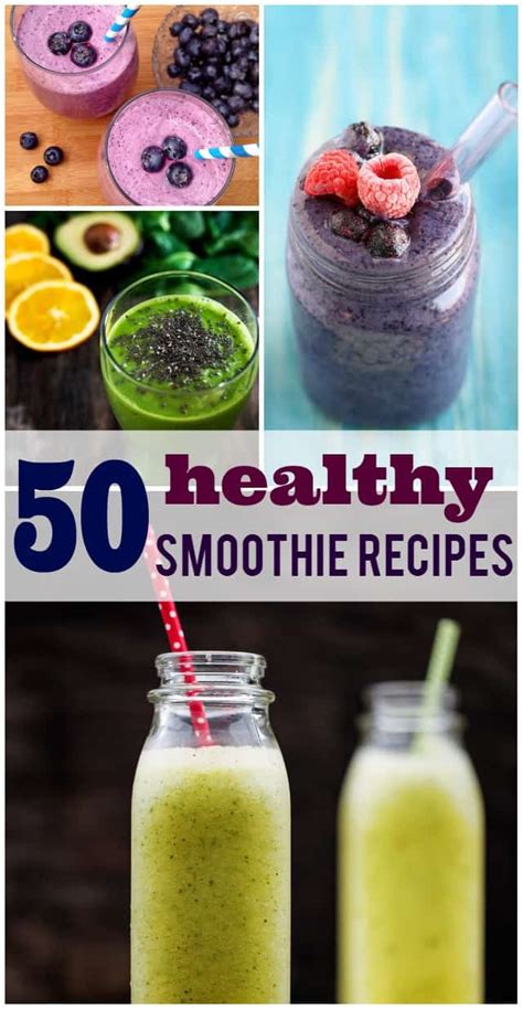 50 Healthy Smoothie Recipes. - The Pretty Bee