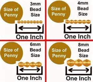 Bead Size Chart In Mm Bing Images Jewelry Pins Bead Jewellery Beaded Jewelry Jewlery Diy