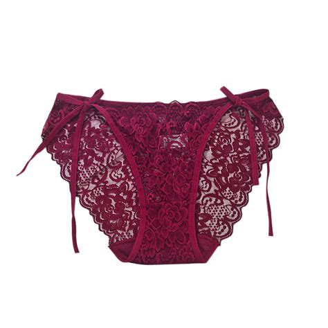 Mortilo Women Underwear Lace Perspective Sensuality Bandage Bikini
