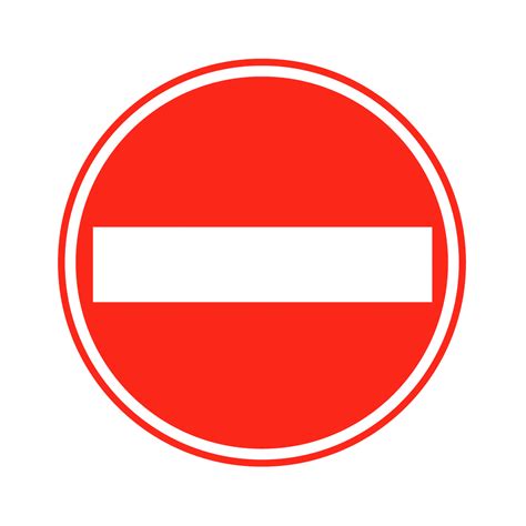 No Entry Signage Clipart Best