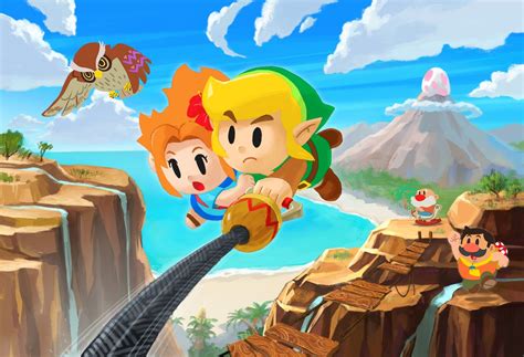 Take A Look At This New Official Links Awakening Artwork Zelda Dungeon