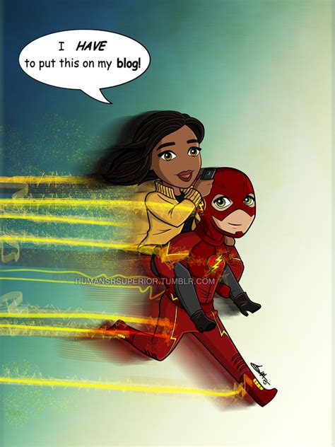 The Flash/ Iris West Barry Allen/ I have to put this on my blog
