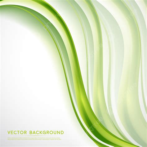 Vector Abstract White Background With Color Green Wavy Design F Banner