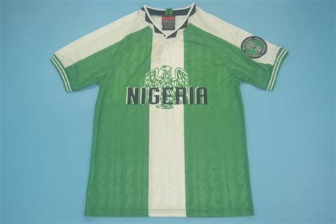 Nigeria 1996 1998 World Cup Home Football Jersey Free Shipping