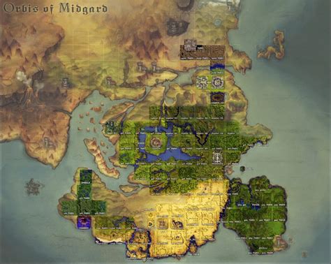 World Map Ragnarok Classic GGT