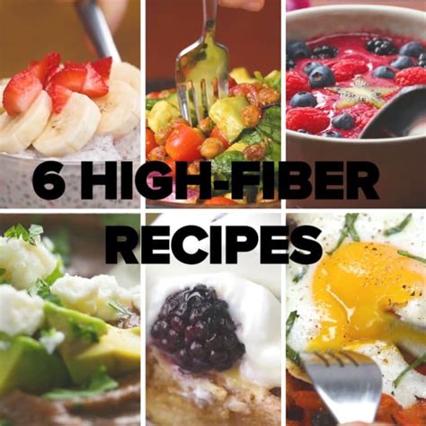 Fiber helps keep our gut healthy and eliminates you'll also want to consider if pureeing high fiber fruits and veggies into some of the enticing recipes below will be received better than chunks. 6 High-Fiber Recipes | Συνταγές μαγειρικής, Μαγειρική και Φαγητό