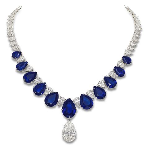 Sapphire And Diamond Necklace Jahan Jewellery