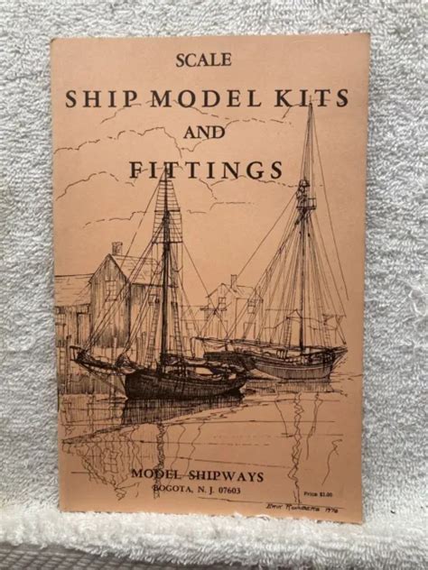1978 Scale Ship Model Kits And Fittings Shipways Bogota Nj Model Boats
