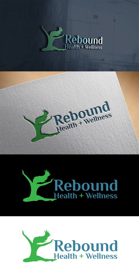 Modern Elegant Health And Wellness Logo Design For Rebound Health