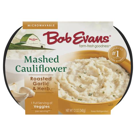 Bob Evans Roasted Garlic & Herb Mashed Cauliflower