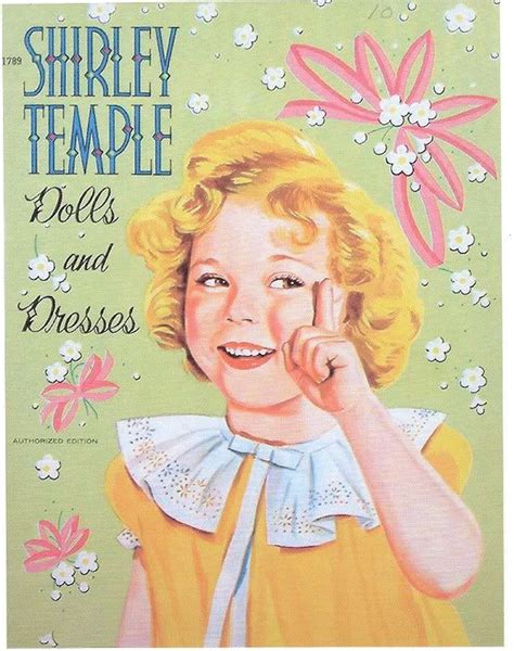 Shirley Temple Paper Dolls Book Vintage Paper Dolls Paper Toys