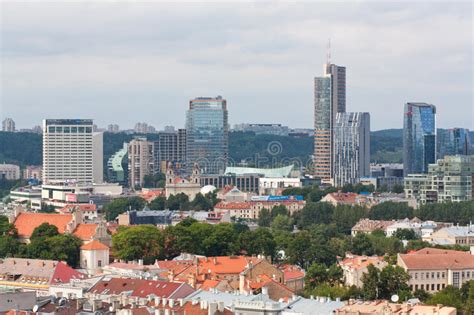 Skyline Financial Centre Of Vilnius Lithuania Editorial Image Image