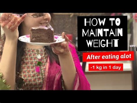 What To Eat After Cheat Meal How To Maintain Weight Youtube