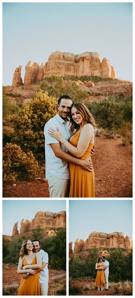 The Dog Days Of Summer Engagement At Cathedral Rock