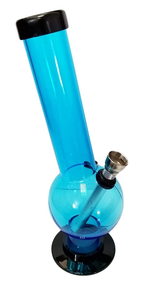 funky bongs acrylic water mini smoking hookah bong with mouthpiece 20cm pipe blue uk