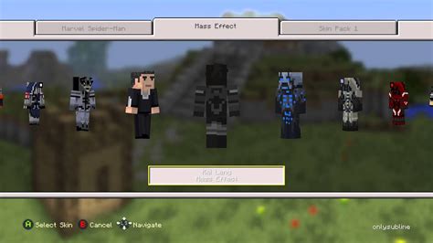 Mass Effect Mash Up Skin Pack Buildings Minecraft Xbox One Edition