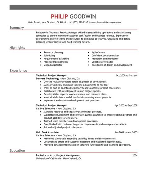 Applying to a project management position? Technical Project Manager Resume Examples - Free to Try Today | MyPerfectResume