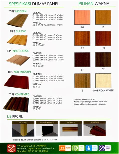 Lantai kayu vinyl adalah jenis lantai berbahan dasar polyvinyl cholaride (pvc). Grosir Bahan Bangunan: SEKAT RUANGAN | PARTISI | PELAPIS ...