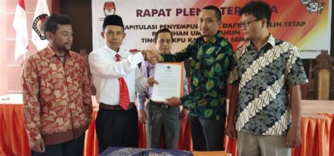 Kpu Kabupaten Semarang Hapus 720 Pemilih Ganda Dari Dpt Pemilu 2019