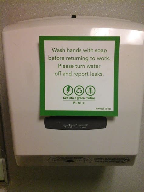 Saw this sign in the bathroom - told my manager - "I just peed" : r/publix