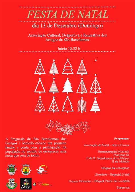 festa de natal 2015 freguesia de são bartolomeu dos galegos e moledo