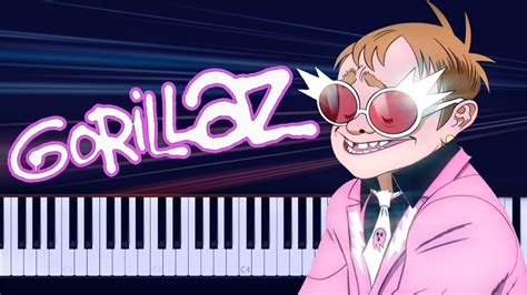 Gorillaz The Pink Phantom Ft Elton John And 6lack Piano Tutorial Youtube