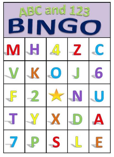 Abc Bingo Printable Printable Bingo Cards
