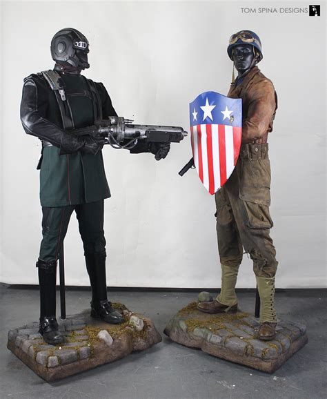 Themed Displays For Captain America Costumes Tom Spina Designs Tom