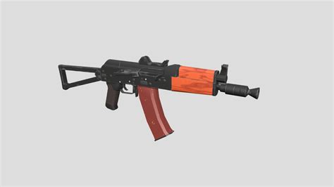 Aks 74u Very Low Poly Pbr 3d Model By Mechapaw Fd6ac32 Sketchfab