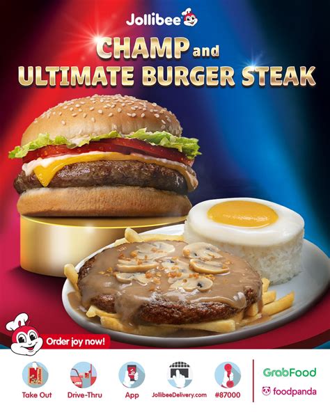 Champ And Ultimate Burger Steak Jollibee