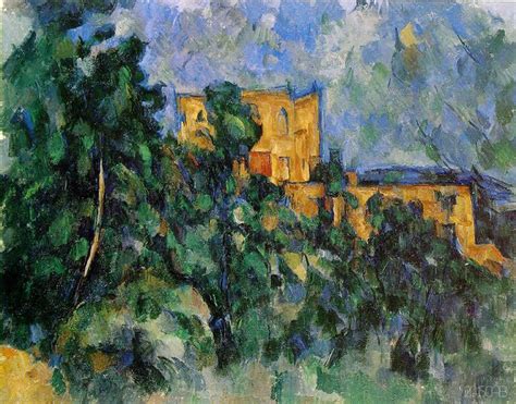 I'm better than cezanne at his own work! testclod: Le Château Noir, Paul Cézanne 1905