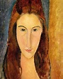 Jeanne Hébuterne, part., 1917 | Modigliani (1884-1920, Italia ...