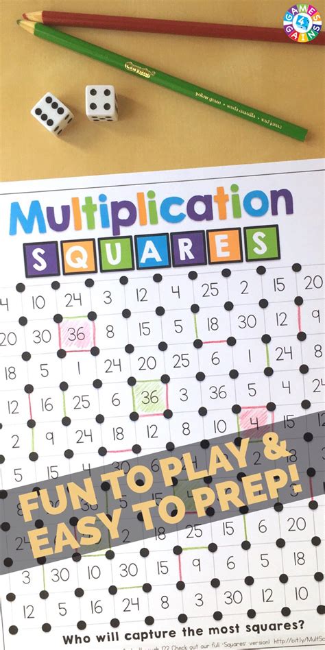 Multiplication Games For 1st Graders