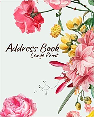 Address Book Large Print Address Book For