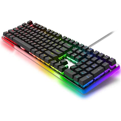 RK ROYAL KLUDGE RK918 Teclado mecánico con cable teclado RGB